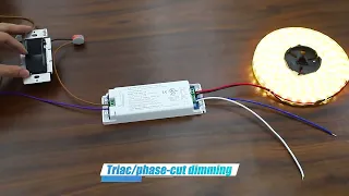 How to connect low profile UL cUL Listed triac (MLV or ELV)&0 10V Dimmable LED Driver  ?