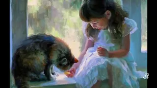 R. Clayderman Secret garden and Vladimir Volegov - paintings