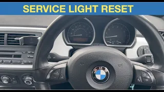 BMW Z4 Service Light Reset