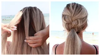 😱 Super fun summer hairstyle #shorts