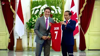 Presiden Jokowi Terima Kunjungan PM Kanada Justin Trudeau, Istana Merdeka, 5 September 2023