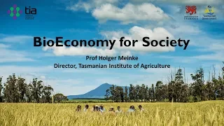Prof Holger Meinke - 'BioEconomy for Society'
