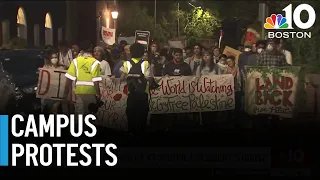 Tensions rise during campus protests at MIT and Harvard