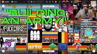 Ludwig Takes Over France with the Might of Sodapoppin himself R/Place!