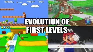 Evolution of First Levels in Super Mario Games ( 1985 - 2017)