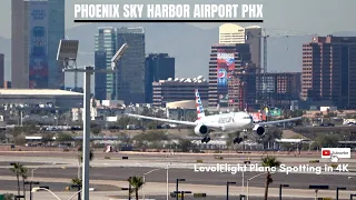 4K HD Phoenix Sky Harbor Plane Spotting