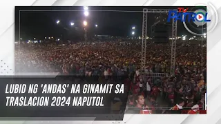 Lubid ng 'andas' na ginamit sa Traslacion 2024 naputol | TV Patrol