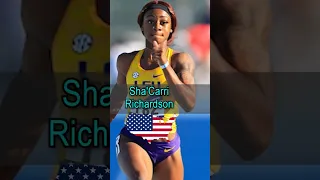 Sha’Carri Richardson Crazy 200m race college championship 2019 #athletics #sprinting