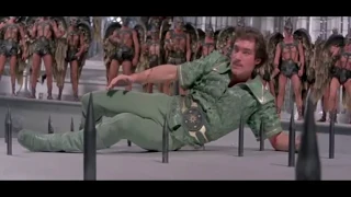 Timothy Dalton as Prince Barin saying "bastard" in Flash Gordon (1980)