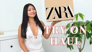 ZARA NEW IN WHITE DRESS TRY ON HAUL | SPRING SUMMER 2024