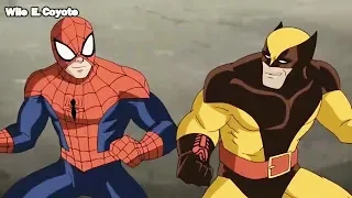 Wolverine y Spider Man vs Dientes de Sable ♦ Ultimate Spider Man T01E10 ♦ Español Latino