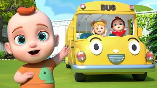 Wheels on the Bus + More | GoBooBoo Kids Songs & Nursery Rhymes