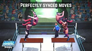 Perfectly Synced Moves of WWE Smackdown Here Comes The Pain