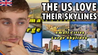 Brit Reacting to Small American Cities That Have BIG Skylines