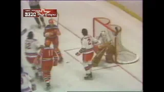 1975 New York Rangers (NHL) - CSKA (Moscow) 3-7 Friendly hockey match (Super Series), review 1