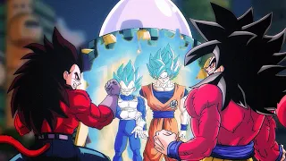 What if Goku and Vegeta Time Traveled to GT? FULL STORY | Dragon Ball Super