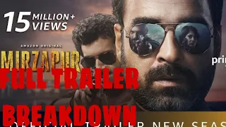 #MIRZAPURSEASON2 #TRAILER #FULL BREAKFOWN MIRZAPUR SEASON 2 TRAILER FULL BREAKDOWN