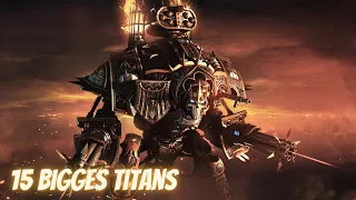 The 15 Biggest Titans of Warhammer 40K: Ranked by Size and Power - Warhammer 40K Lore