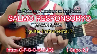 SALMO RESPONSORYO(MARCH 5,2023)guitar instrumental#salmoresponsoryo #responsorial_psalm #salmo