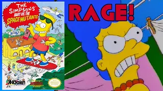 Mike Matei Rage Compilation - Bart Vs. The Space Mutants (NES)