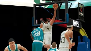 NBA 2K22 Mobile Ridiculous Poster Dunk Over 7 Foot 3 Center