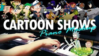 Cartoon Show Music Epic Piano Mashup/Medley (Piano Cover)+SHEETS&MIDI