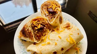 MEXICAN STYLE RICE & BEAN BURRITO