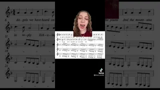 This got mildly terrifying… singing dodgy christmas sheet music!