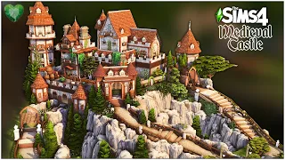 MEDIEVAL CASTLE 🏰 [No CC] - Sims 4 Speed Build | Kate Emerald