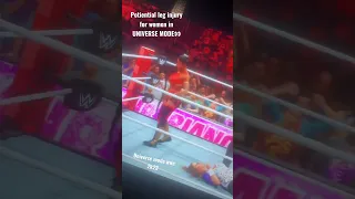 UNIVERSE MODE CUTSCENE ! BIANCA BELAIR POTENTIAL LEG INJURY