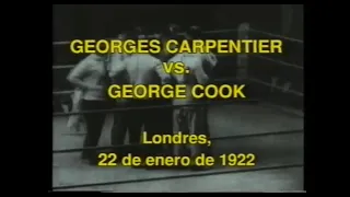 Georges Carpentier vs George Cook (en español)