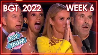 ALL 2022 BRITAIN'S GOT TALENT AUDITIONS WEEK 6 | Top Talent