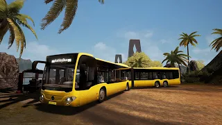 Bus Simulator 21 Driving A Mercedes-Benz CapaCity L Around Angel Shores