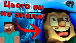 ЯКІ СЕКРЕТИ ПРИХОВУЄ МАЙНКРАФТ? - Айсберг (1 частина) | Minecraft Українською