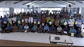 Fijian Minister for Employment farewells Seasonal Workers on 'Pacific Labour Scheme'