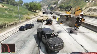 GTA 5 - Ranger Station Massacre + Six Star Escape