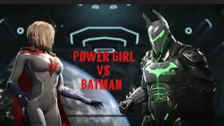 Injustice 2: PowerGirl VS Batman!