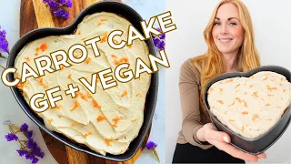 VEGAN CARROT CAKE - healthy, easy AND delicious recipe 💚🌱 (gluten free, plant based)