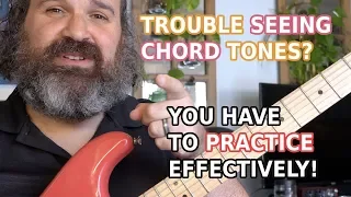 Seeing Arpeggios / Triads / Chord Tones :  Practice For Better Guitar Solos