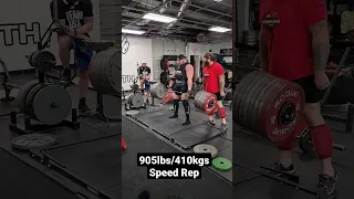 905lbs/410kgs Deadlift for a speed rep