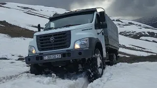 GAZ Sadko next, ГАЗ Садко Некст, Gaz Trackmaster snow off road in Armeninan mountain