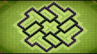 Clash of Clans - Epic Town Hall 7 Dark Elixir Farming Base (Invictus) Speed Build