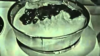 VINTAGE 1953 CHEF BOY AR DEE SPAGHETTI SAUCE COMMERCIAL - POURED OVER AN OMELET (YUCK!!!!)