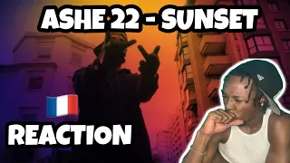 AMERICAN REACTION TO FRENCH DRILL RAP MUSIC! ASHE 22 - SUNSET