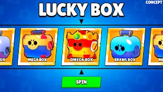 LUCKY BOX WHEEL! 🎁 FREE GIFTS - Brawl Stars (concept)