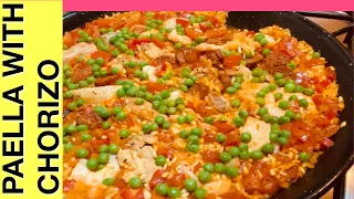 RECIPE | FIRST TIME TO COOK PAELLA WITH CHICKEN, CHORIZO AND PRAWN