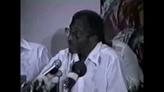 LFSB Last Press Conference to the Caribbean Media, 1985