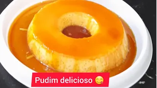 Pudim na boca do fogão 😋/fácil de fazer /super cremoso/