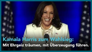 Rede: Kamala Harris zum Sieg bei der US-Wahl 2020