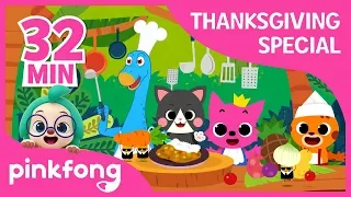 I'm a Chef today and more | Thanksgiving Songs | +Compilation | Pinkfong Songs for Children